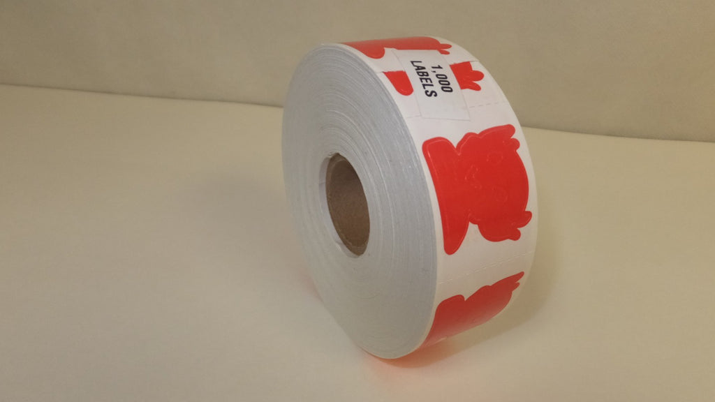 Perforated Tanning Stickers Roll of 1000 Skin Safe UV Block Labels