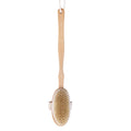 Natural Wooden Back Body Brush with Long Handle for Shower and Spa
