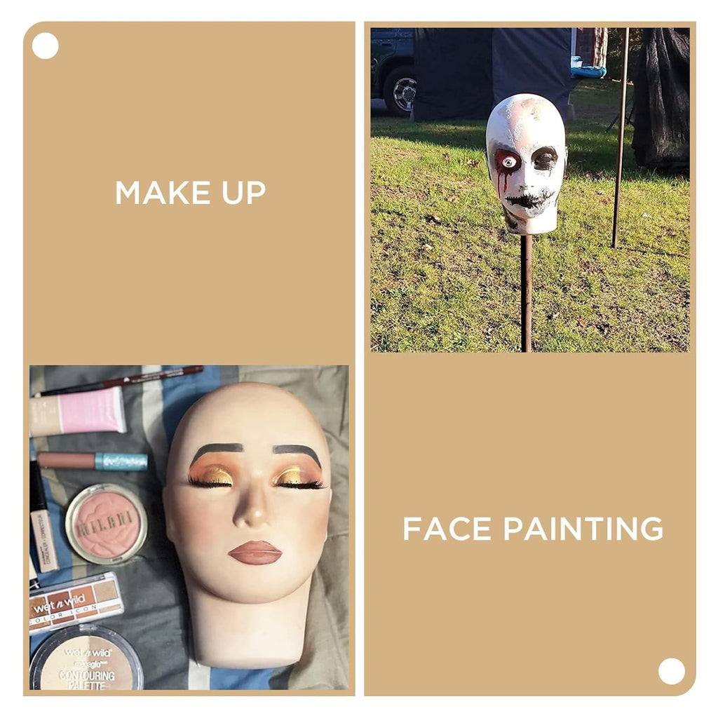Realistic Silicone Lash Mannequin Head for Makeup & Lash Extensions