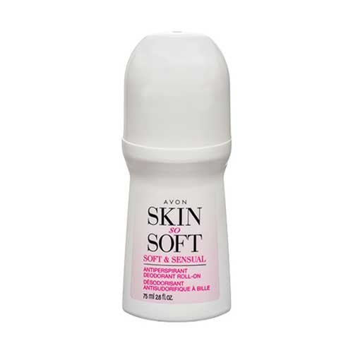 12 Bottles Women’s Skin So Soft Roll-On Deodorant - Soft & Sensual