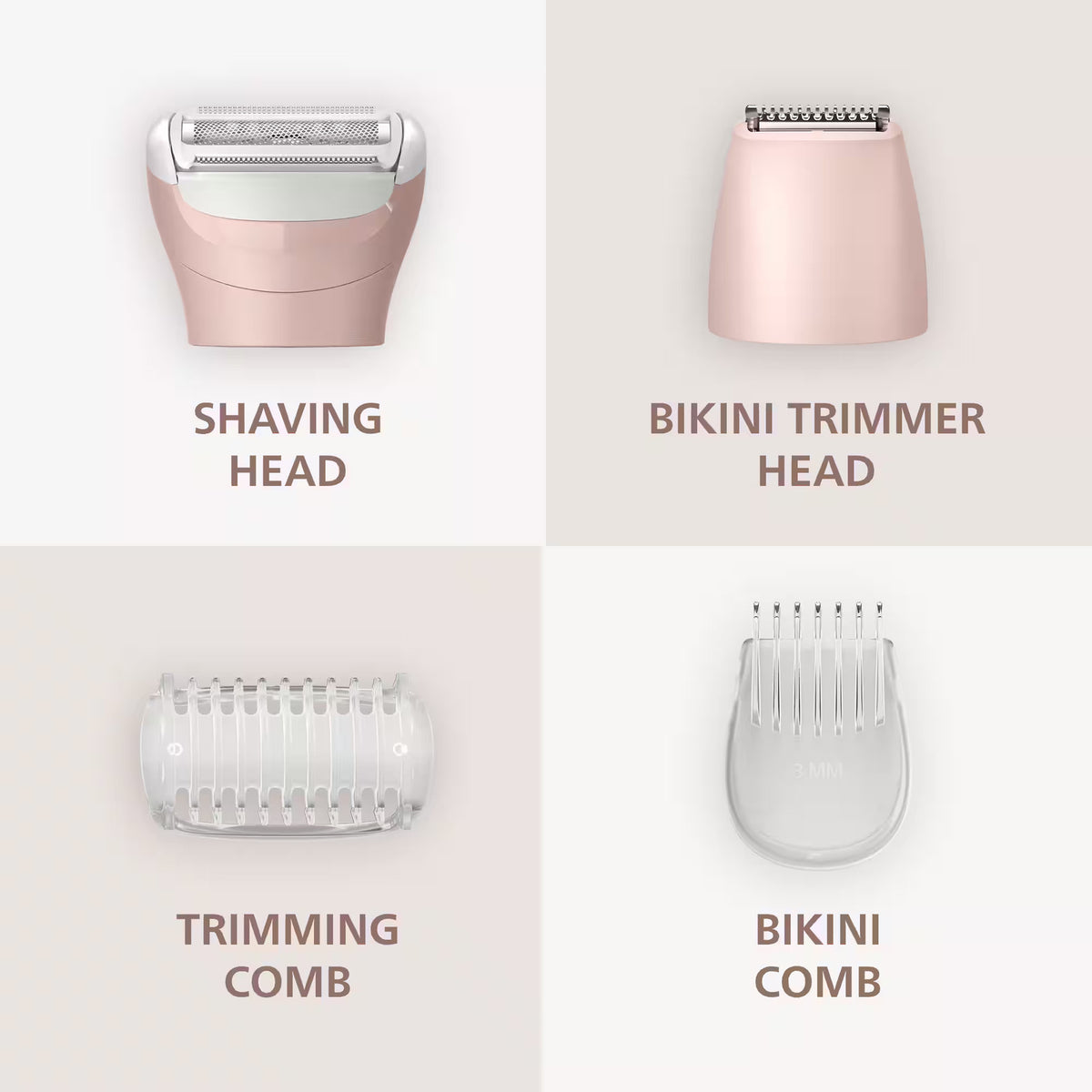Cordless Wet & Dry Lady Electric Shaver for Women - Series 6000, Pink