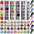 41-Box Nail Rhinestones Gems Kit for Nail Art & Design
