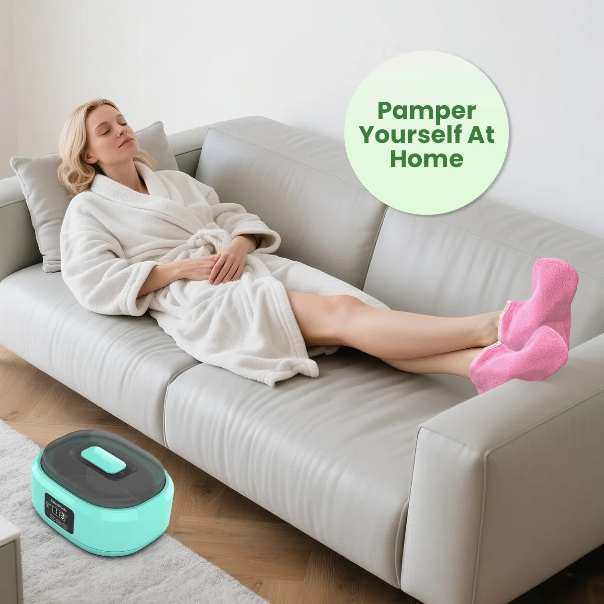 Paraffin Wax Machine for Hands and Feet - Digital Temperature Control, 3000ml Capacity