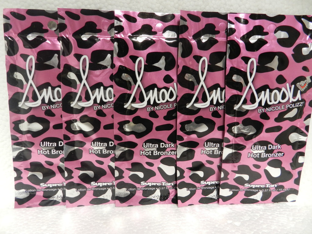Supre Snooki Ultra Dark Bronzer Tanning Lotion Pack of 5