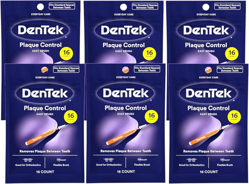 Interdental Cleaners Toothbrush Pack of 1, 3, or 6 - Deep Cleaning & Fluoride Coating