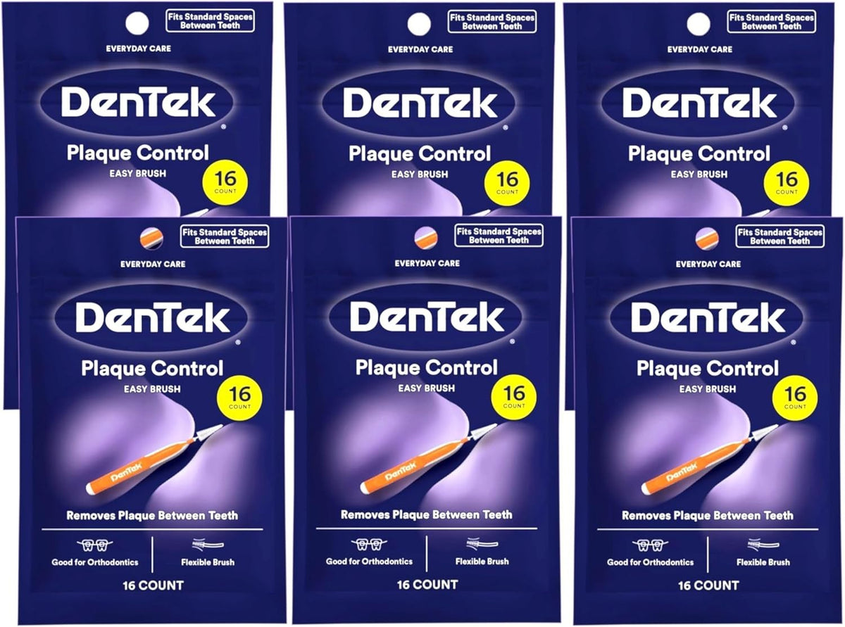 Interdental Cleaners Toothbrush Pack of 1, 3, or 6 - Deep Cleaning & Fluoride Coating