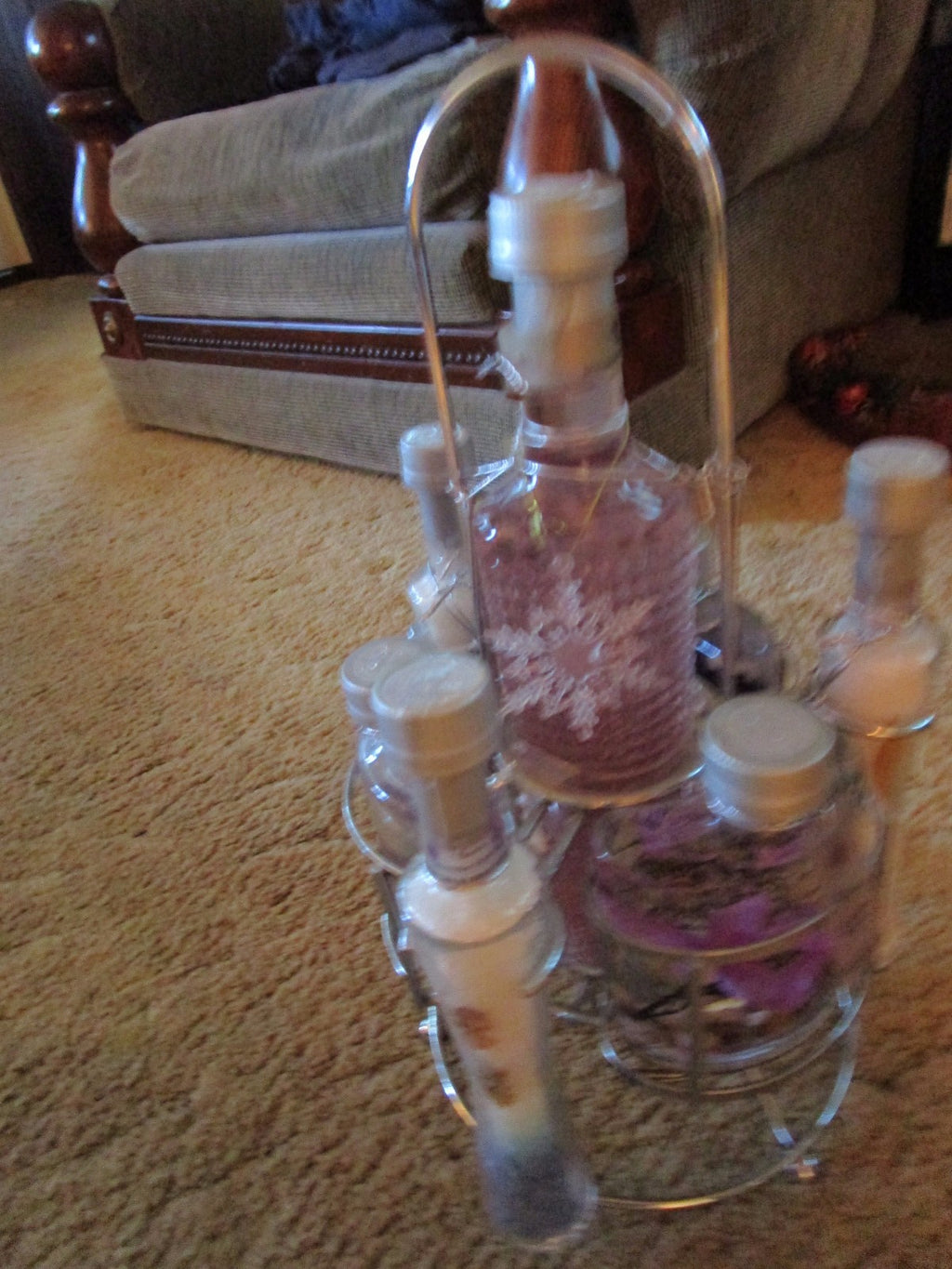 Luxury Bath Salts & Body Oil Gift Set - Fleur Spa Collection, Large