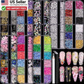 Nail Charms and Gems Kit with Pearls Flowers & Bows - 8 Boxes for Manicure