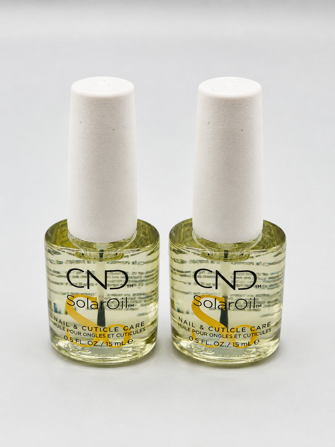 Cuticle Oil Nail Treatment - Solar Oil for Nail & Cuticle Care, 0.5 oz, Pack of 2