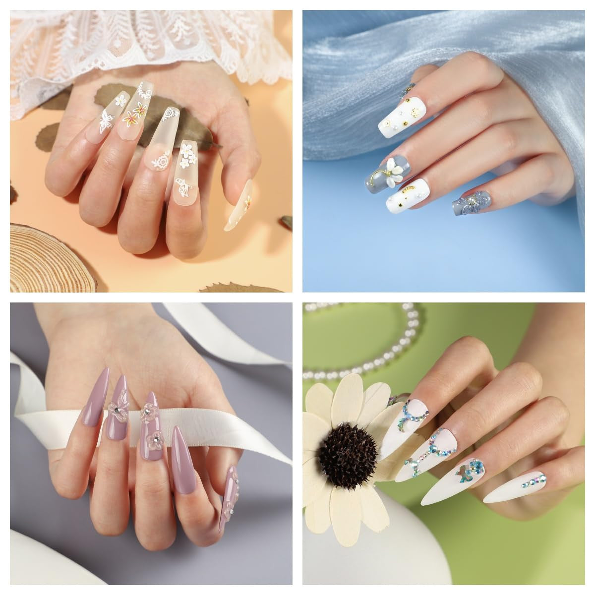 Acrylic Nail Kit with Gel Polish & Accessories for Beginners