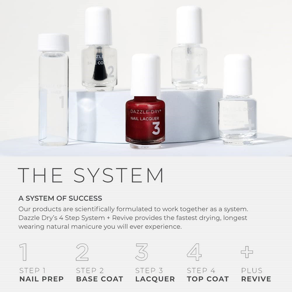 Nail Care Starter Kit with Nail Prep and Base Coat - Dazzle Dry