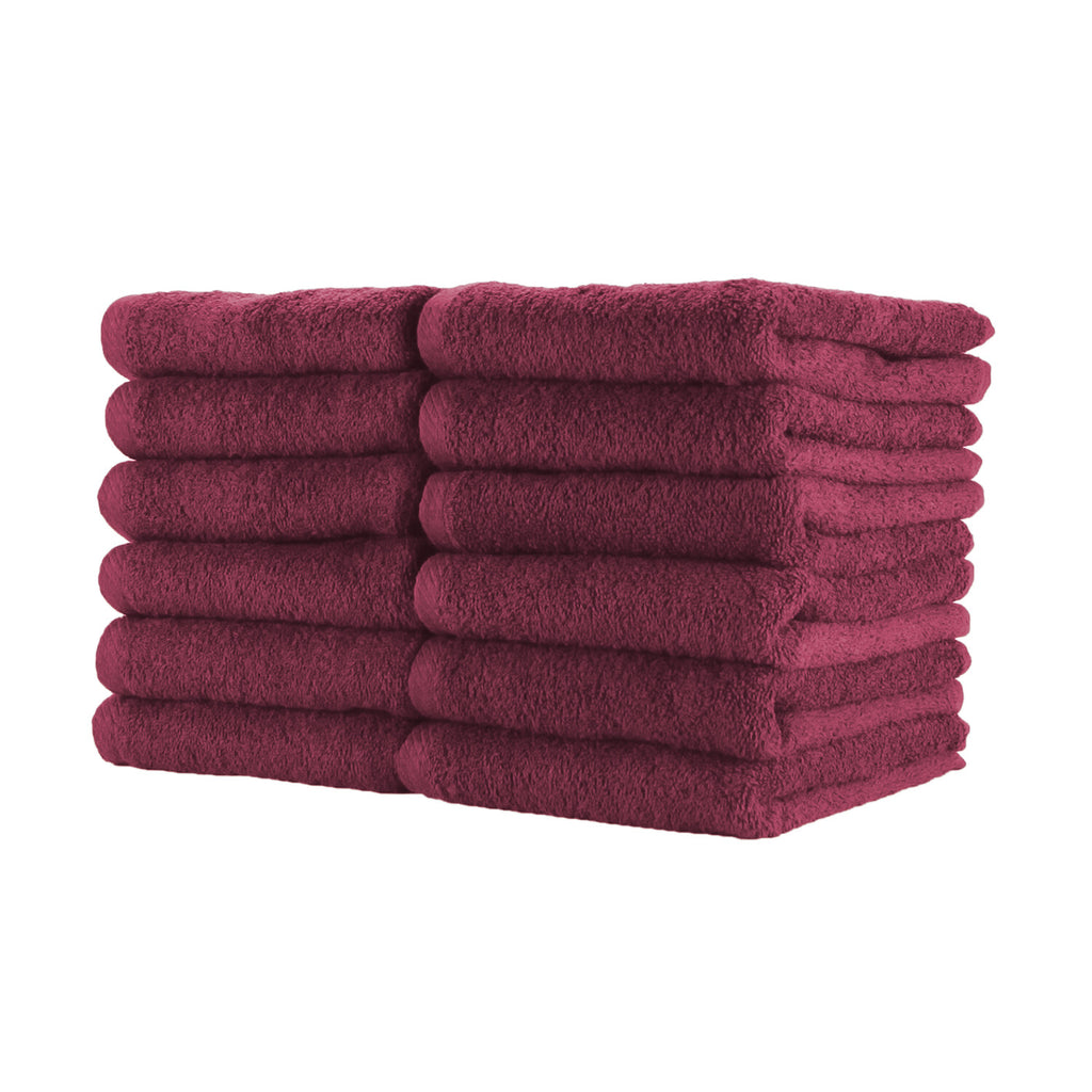 Bleach Safe Salon Towels 16x27 Cotton Pack of 12 - Multiple Colors