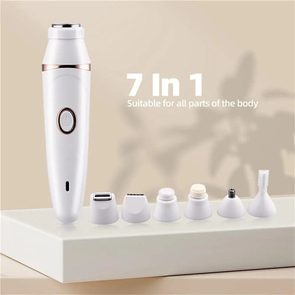 7 in 1 Facial Razor Kit for Women - Painless Hair Removal & Eyebrow Shaping
