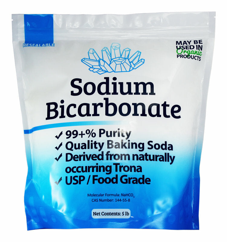 Food Grade Baking Soda - USP Sodium Bicarbonate for Baking & Bath Bombs - Multiple Sizes