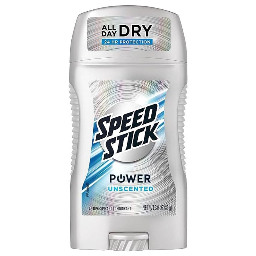 Speed Stick All Day Unscented Antiperspirant & Deodorant Stick - 3 OZ Pack of 2