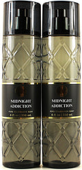 Bath & Body Works Midnight Addiction Body Mist Spray 8oz - Pack of 2