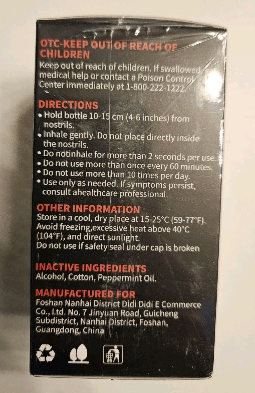 Powerlifting Smelling Salts Ammonia Inhalant 65g Pack of 2 for Athletic Use