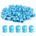 Disposable Tattoo Ink Cups 200pcs Skull Small Blue – Hygienic Ink Caps