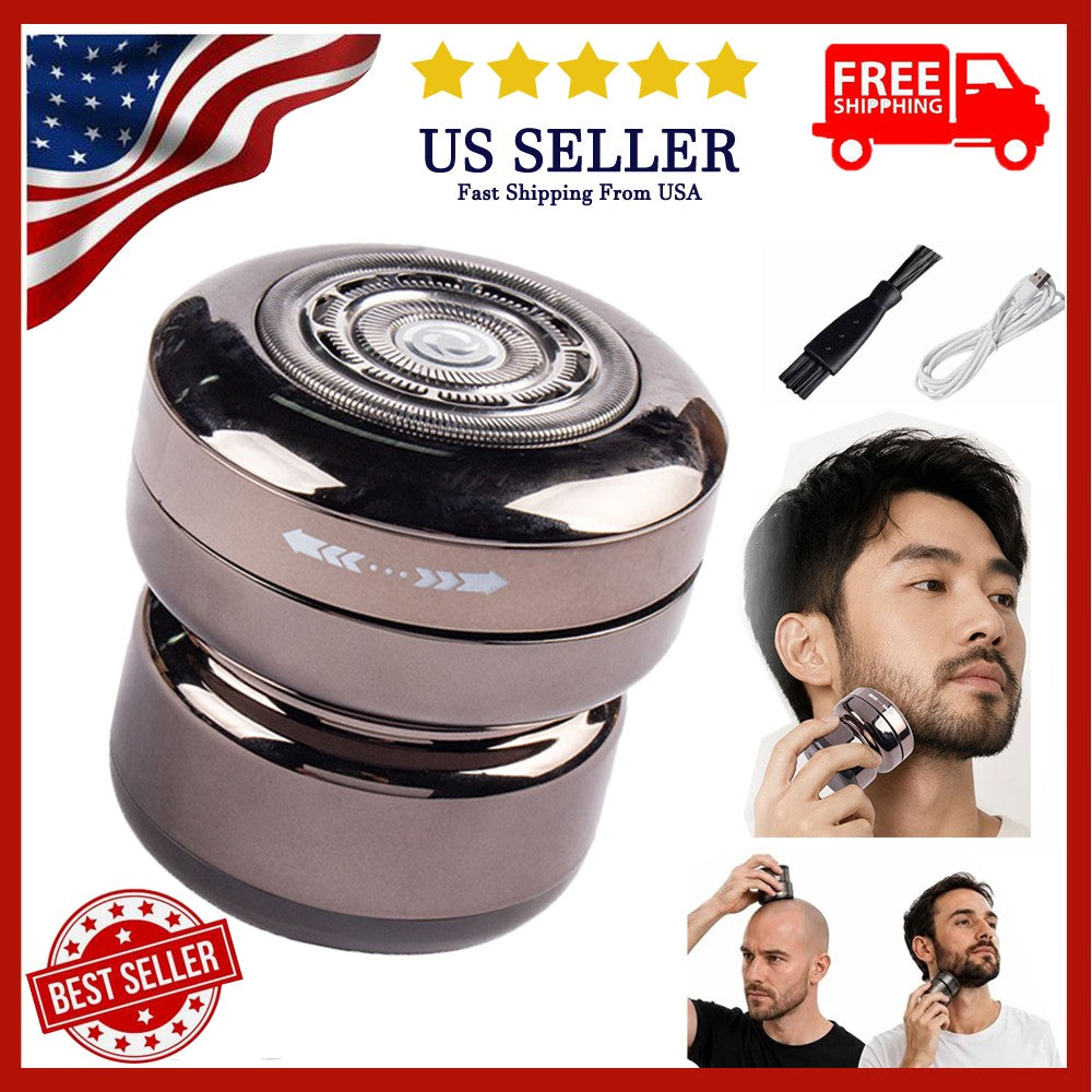 2-in-1 Electric Bald Head Shaver & Beard Trimmer with Digital Display