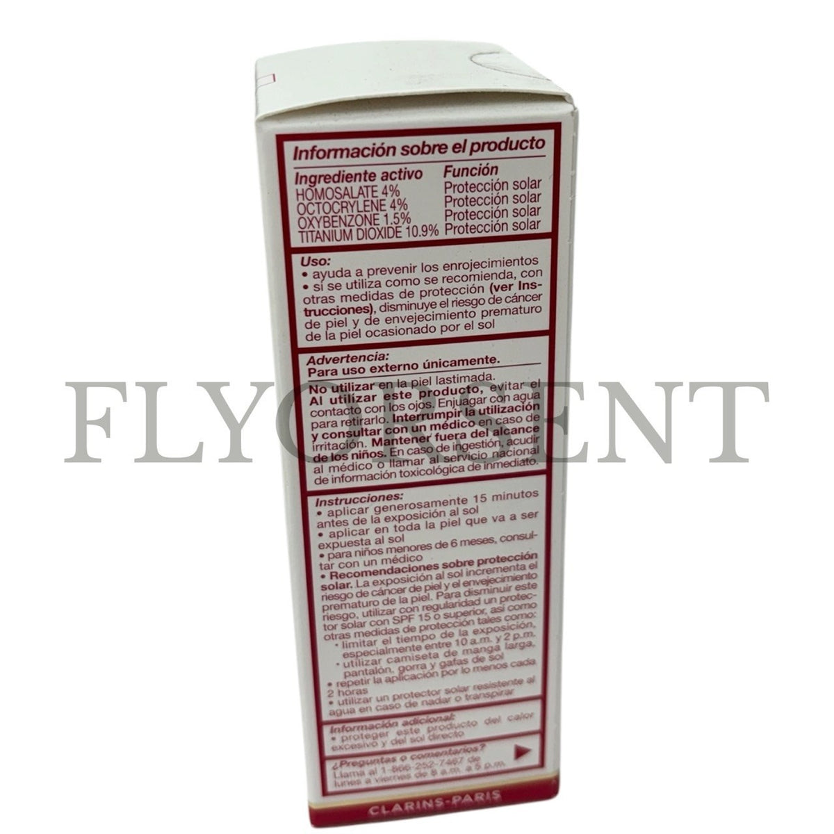 Clarins SPF 50 Broad Spectrum Sunscreen with Anti-Pollution Protection