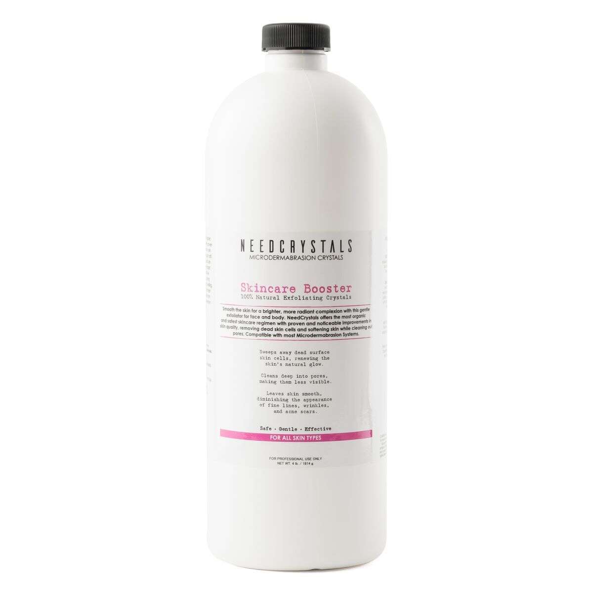 Microdermabrasion Crystals 4 lb / 1.8 kg, 120 Grit Natural Face Exfoliator