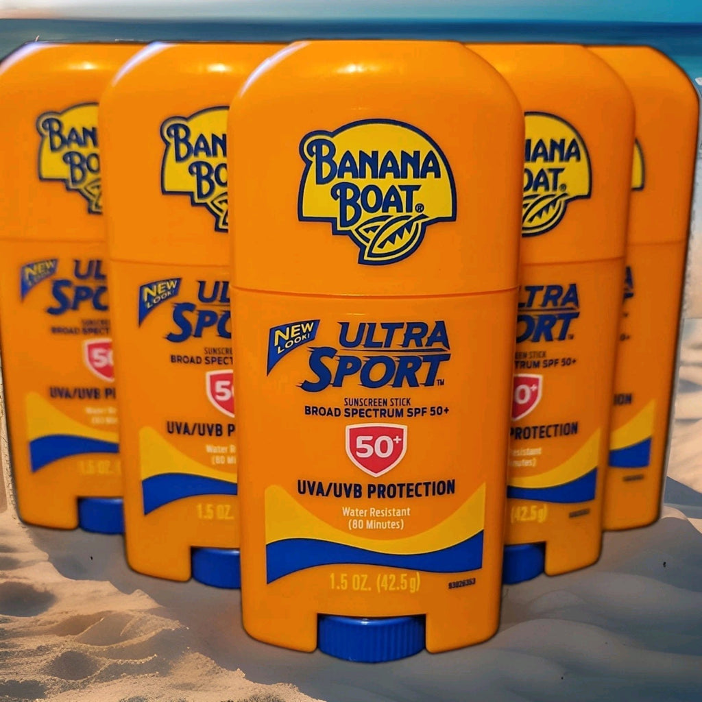 Sun Protection Sunscreen Stick SPF 50+ Pack of 6 Water-Resistant Outdoor Sunblock