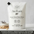 Organic Hand Wash Refill 1.2L | Au Lait Cream Moisturizing Liquid Soap