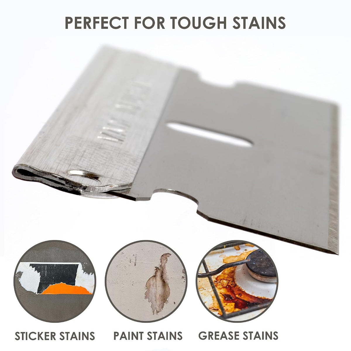 Single Edge Razor Blades 100 Pack - Industrial Stainless Steel Utility Blades