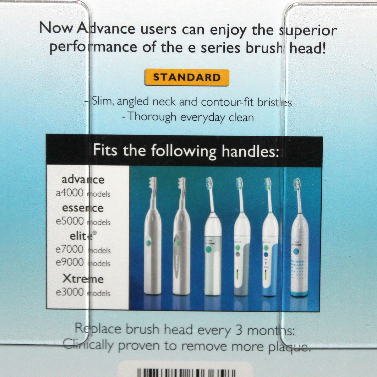 Philips Sonicare Toothbrush Heads 3 Pack HX7003 Replacement for e Series, Essence, Elite Models