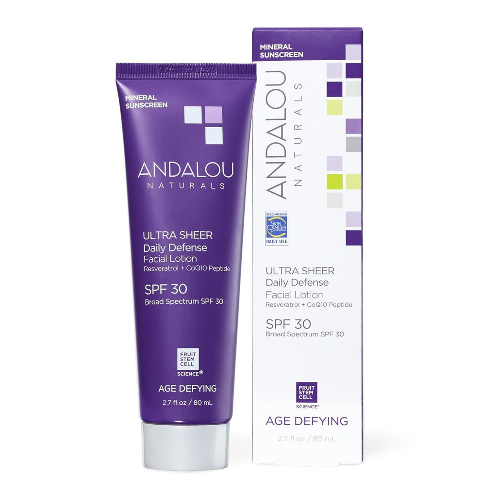 Age Defying SPF 30 Sunscreen Face Lotion Daily Sun Protection