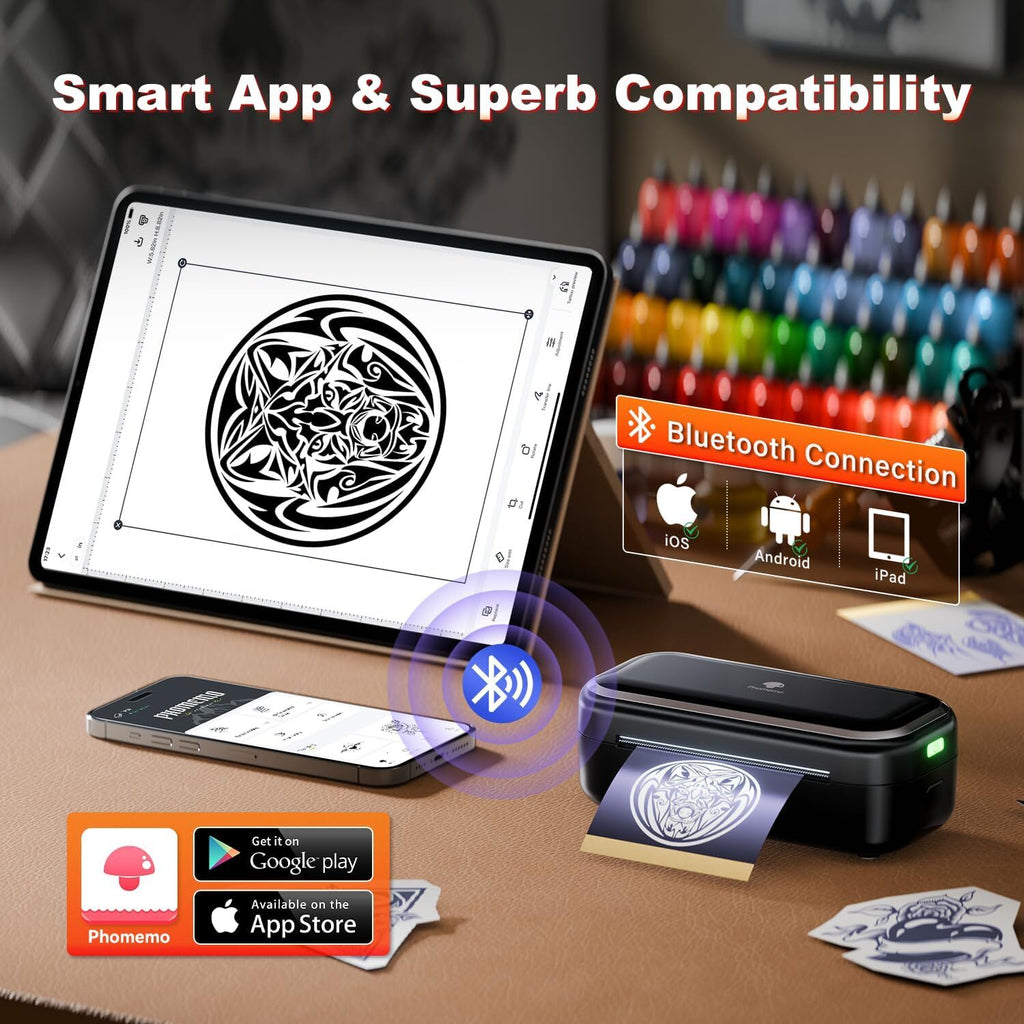 Tattoo Stencil Printer TP31 Mini Thermal Printer for Beginners