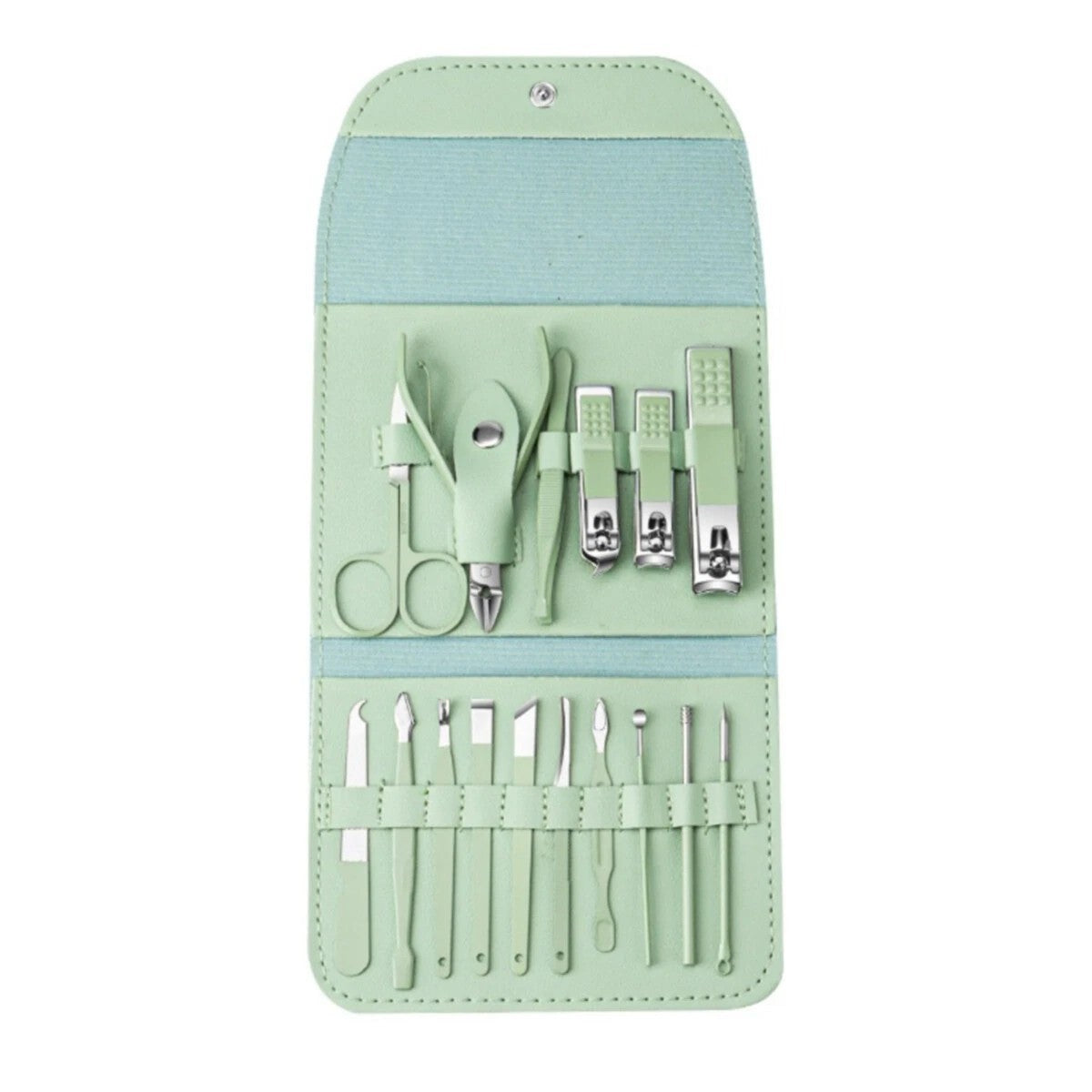 16-Piece Manicure Pedicure Nail Clipper Set with Storage Case
