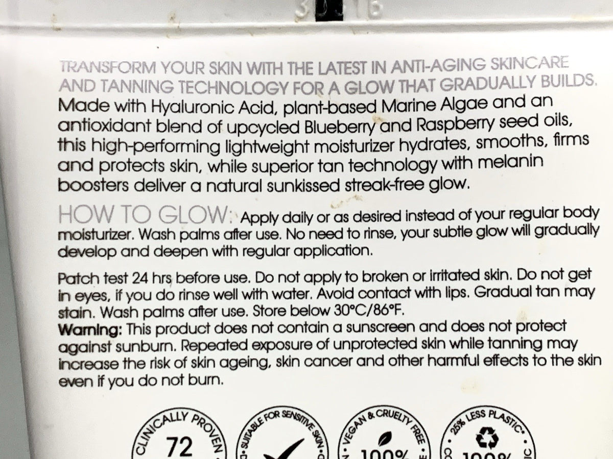 Gradual Self Tan Lotion Light/Medium 6.7 oz - Daily Firming Moisturizer