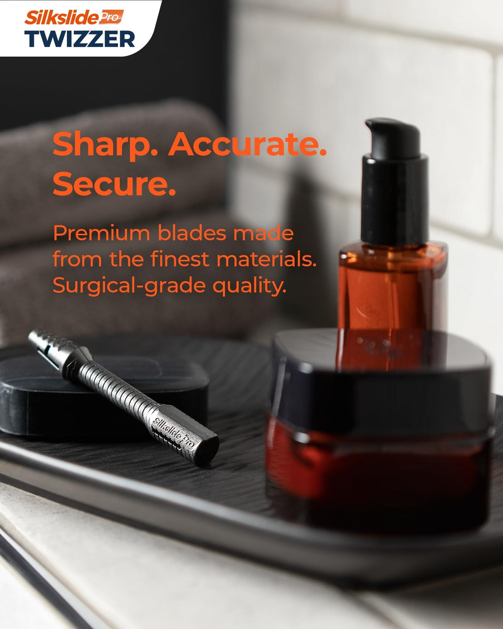 Manual Nose & Ear Hair Trimmer for Men & Women - German Blades, No Batteries