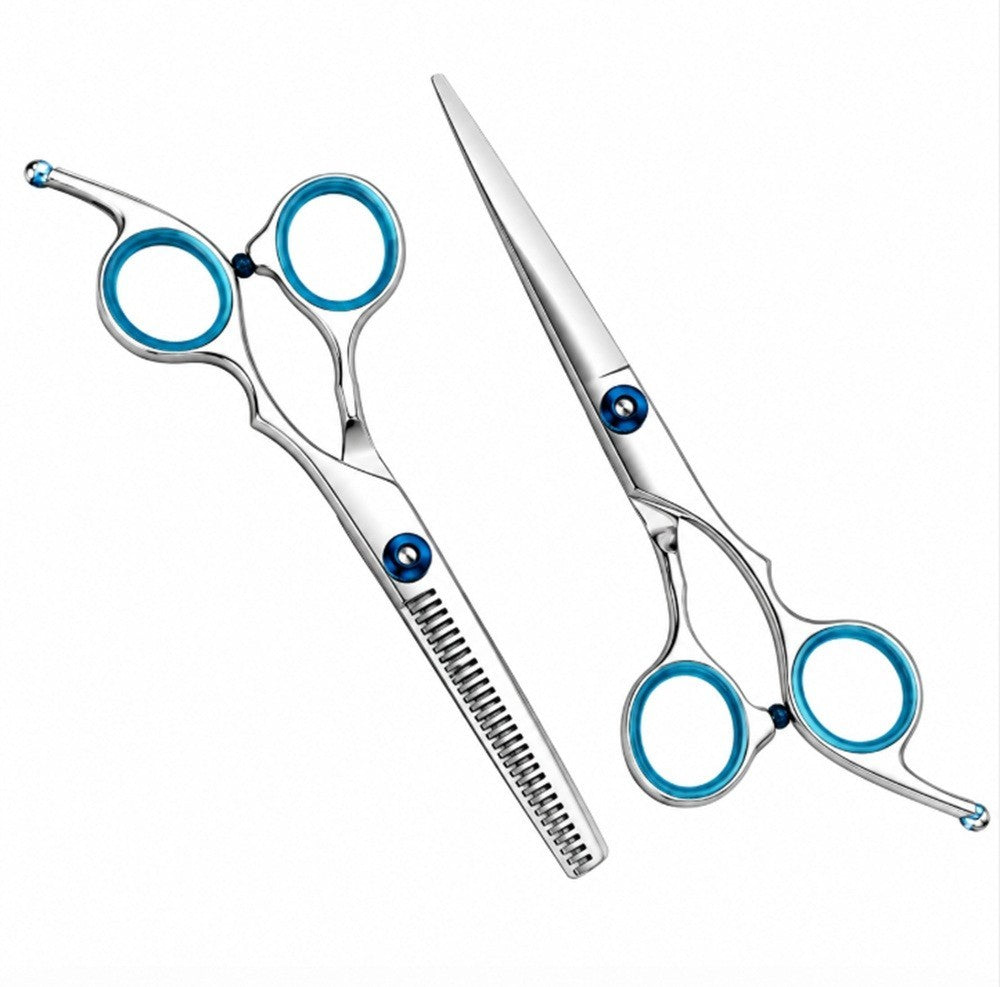 Hair Cutting & Thinning Shears Set for Barber and Salon Use - Professional Hairdressing Kit