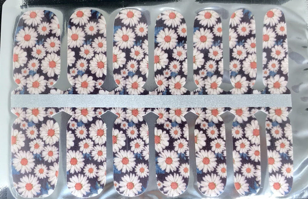 Color Nail Polish Strips 14 Count - Easy Nail Art Wraps NL10