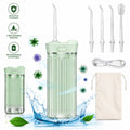 Portable Water Flosser Travel Oral Irrigator with 4 Nozzles Waterproof Rechargeable