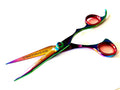 7-Inch Hairdressing Barber Scissors Shears Multi-Color Stainless Steel