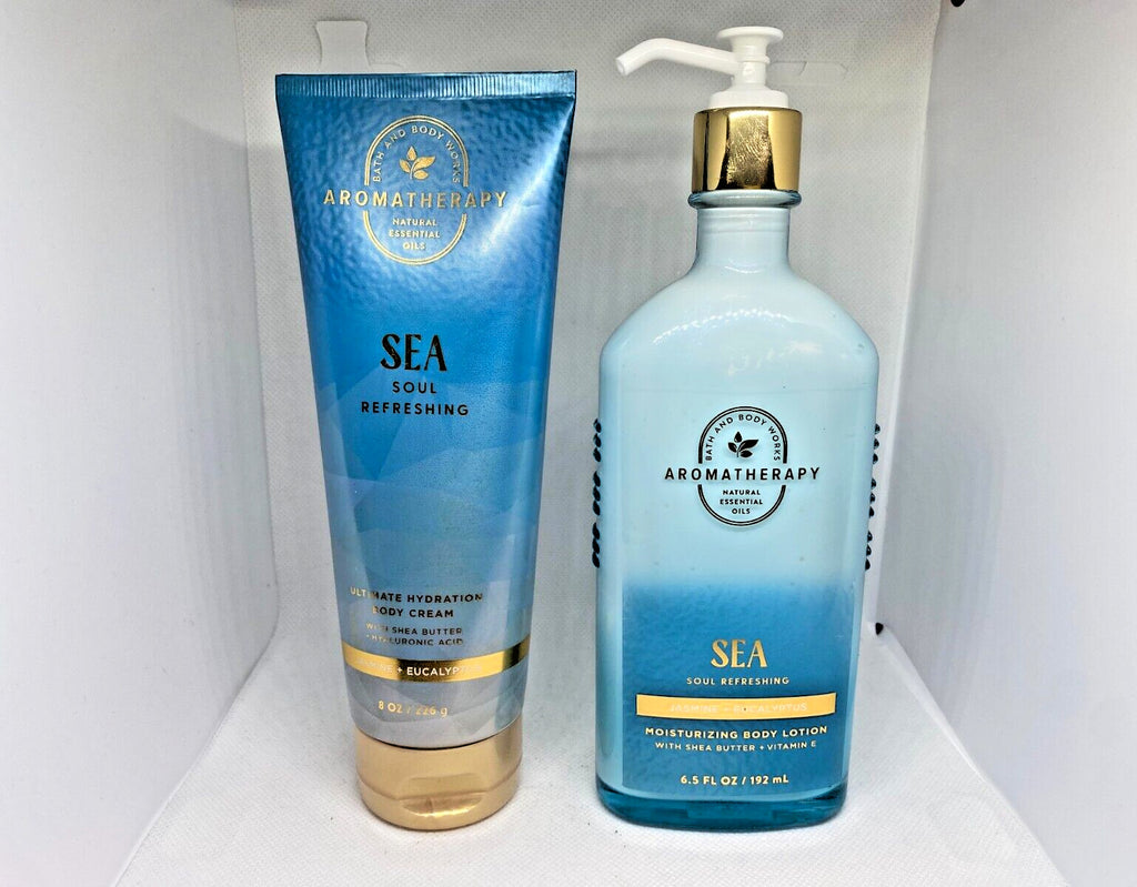 Body Lotion & Cream Set with Vitamin E, Aloe & Shea Butter - 2 Pieces