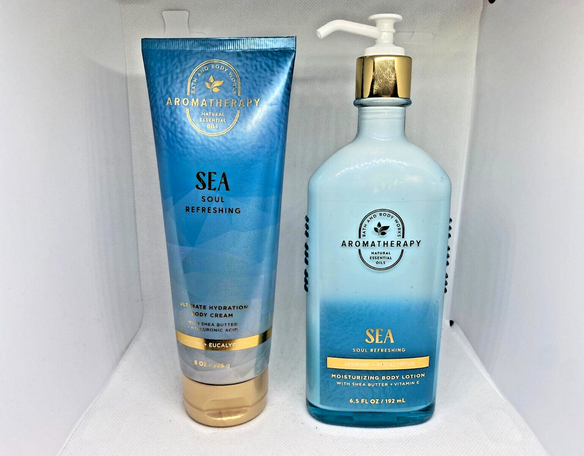 Body Lotion & Cream Set with Vitamin E, Aloe & Shea Butter - 2 Pieces