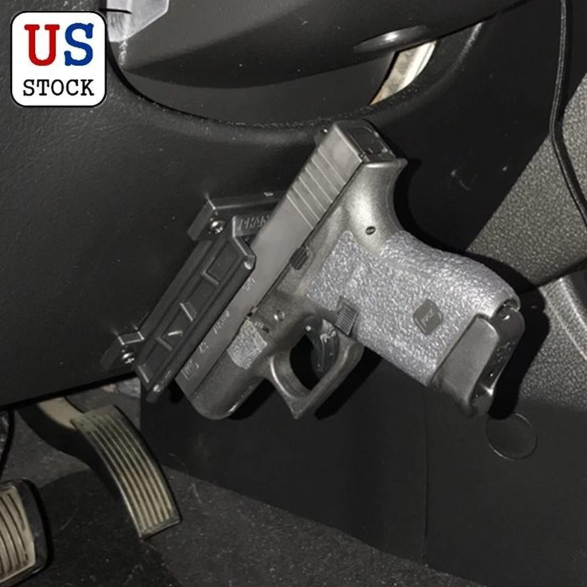 Magnetic Gun Mount Holder 55lbs Concealed Car Wall & Desk Magnet Holster