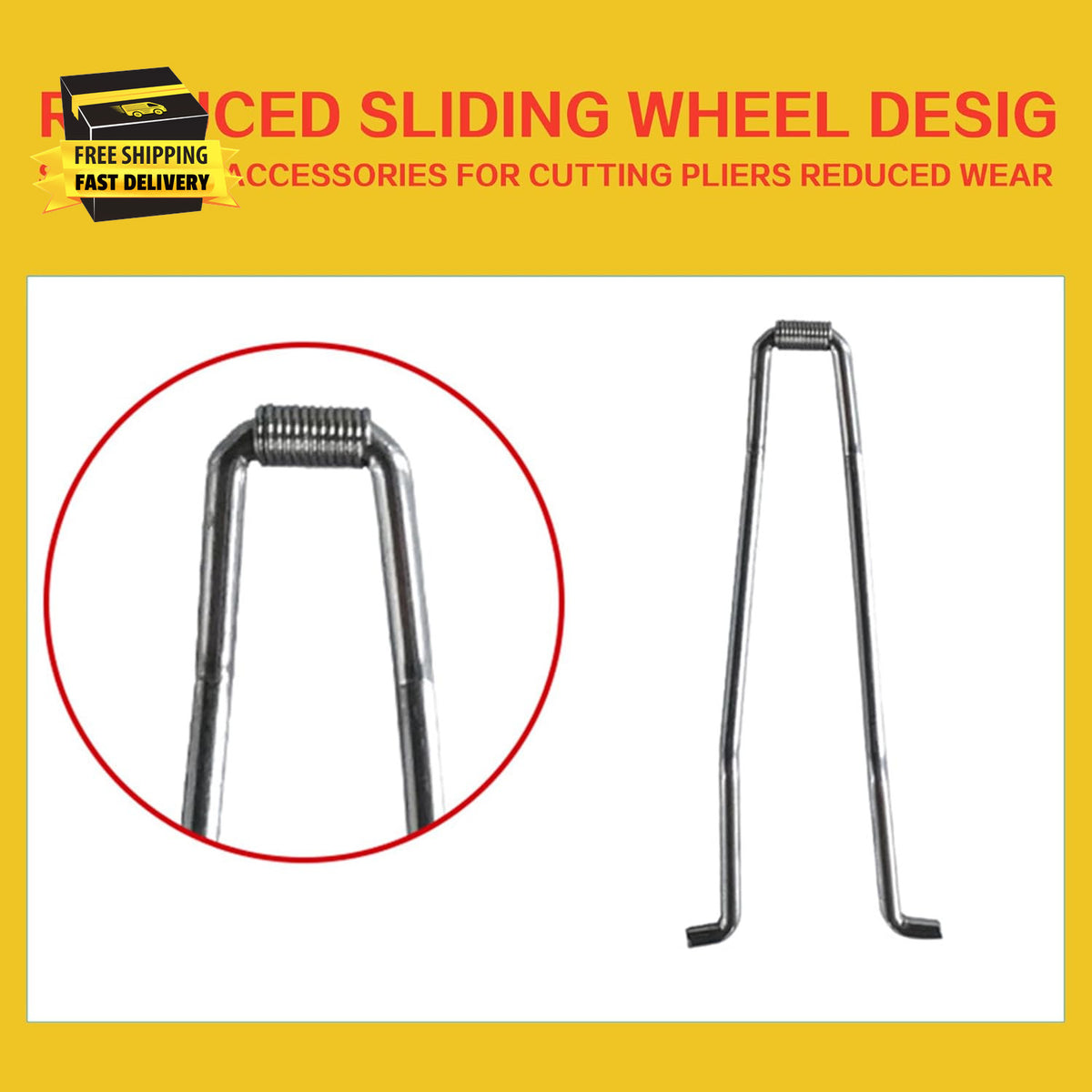 Toenail Clippers Spring Toe Nail Trimmer Replacement Torsion Springs - 5 Pack