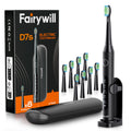 Rechargeable Electric Toothbrush with 8 Brush Heads & 5 Modes - Travel Case