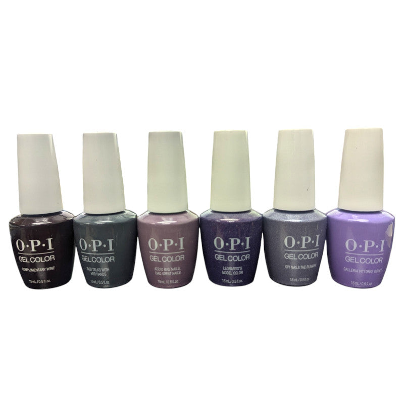 Gel Nail Polish Set - Muse of Milan 2020 Collection, 6 Colors + Extras