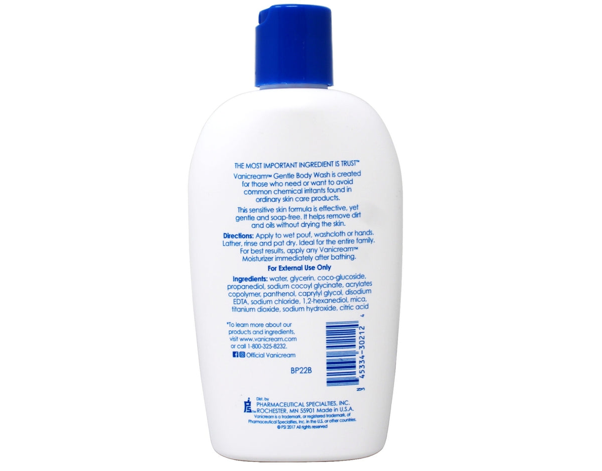 Gentle Fragrance-Free Body Wash for Sensitive Skin - 12 fl oz, 6 Pack
