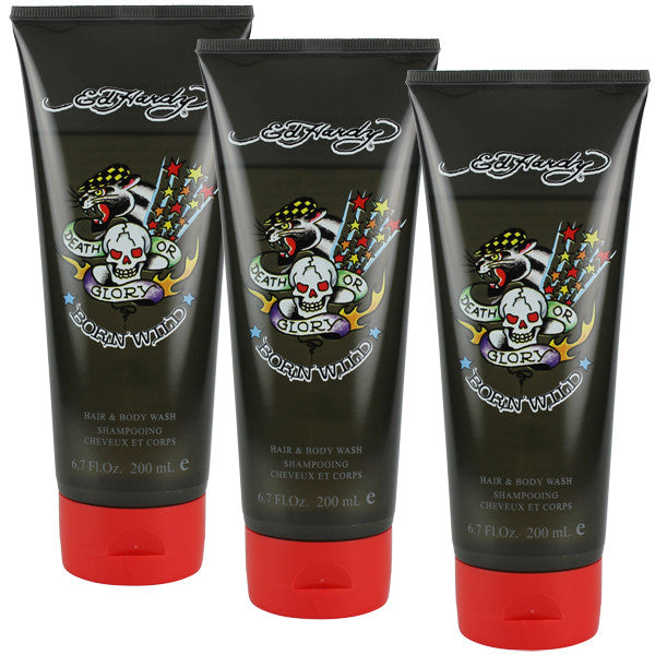Men's Hair & Body Wash Combo Pack - Born to Be Wild Ed Hardy