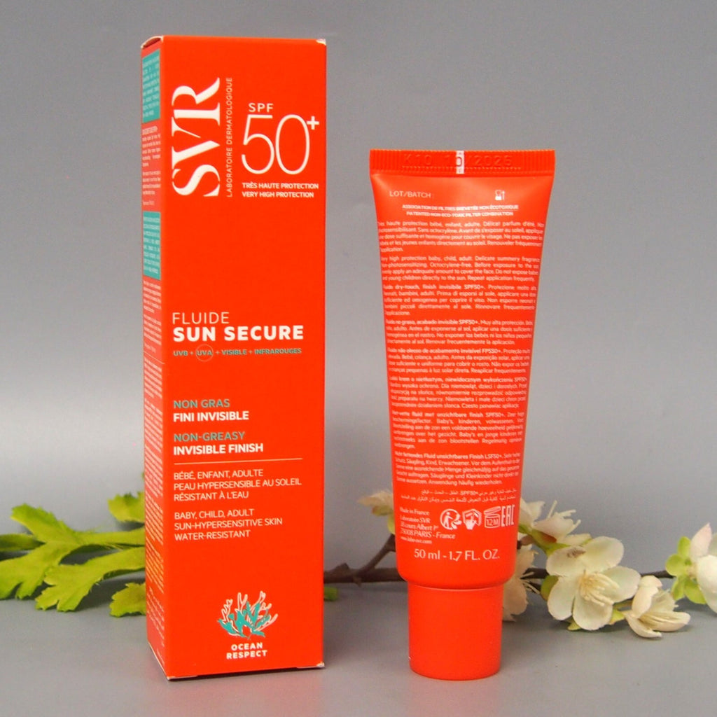 SPF50+ Sun Protection Fluid for Face - Invisible Finish, 50ml