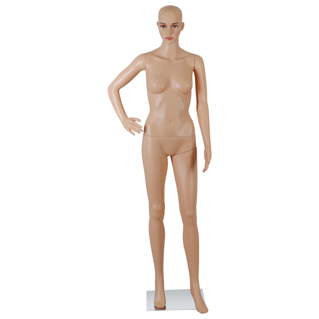 Full Body Female Mannequin Dress Form for Clothing Display 69 Inches