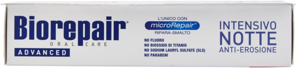 Remineralizing Night Toothpaste 75ml - Enamel Repair, Fluoride-Free, Made in Italy