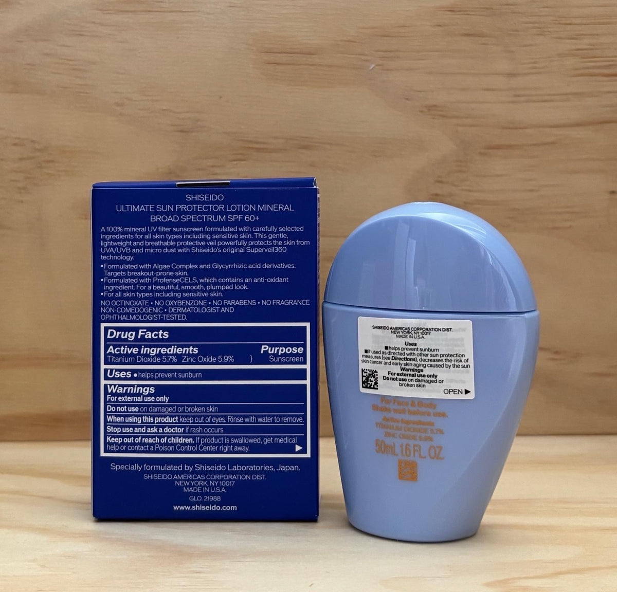 Mineral SPF 60+ Sunscreen Lotion for Face and Body - Water-Resistant, Sensitive Skin Safe, 50ml
